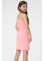 Dječja haljina 4F F026 boja: ružičasta, mini, širi se prema dolje