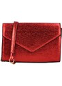 Sara Moda Metalik ženska torbica s naramenicama Penelopé, crvena
