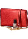 Sara Moda Metalik ženska torbica s naramenicama Penelopé, crvena