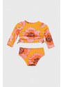 Dvodijelni kupaći kostim za bebe GAP boja: narančasta
