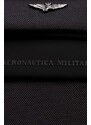 Ruksak Aeronautica Militare za muškarce, boja: crna, veliki, glatki model