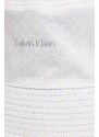 Dvostrani pamučni šešir Calvin Klein boja: crna, pamučni
