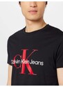 Calvin Klein Jeans Majica crvena / crna / bijela