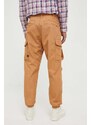 Pamučne hlače G-Star Raw boja: smeđa, ravni kroj