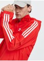 Jakna adidas Originals za muškarce, boja: crvena, za prijelazno razdoblje
