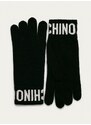 Rukavice Moschino za žene, boja: crna