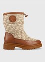 Gležnjače Lauren Ralph Lauren boja: smeđa