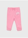 Dječje hlače GAP boja: ružičasta, s tiskom