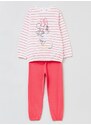 Dječja pamučna pidžama OVS X Disney boja: ružičasta, s uzorkom