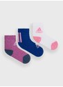Dječje čarape adidas Performance (3-pack) boja: ružičasta
