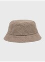 Pamučni šešir Abercrombie & Fitch boja: bež, pamučni