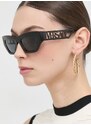 Sunčane naočale Versace za žene, boja: crna