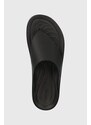 Japanke Crocs Brooklyn Flip za žene, boja: crna, s platformom, 208727