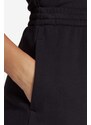 Kratke hlače adidas Originals za žene, boja: crna, glatki materijal, visoki struk, IA6451-black