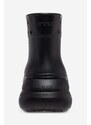 Gumene čizme Crocs Classic Crush za žene, boja: crna, 207946.BLACK-BLACK