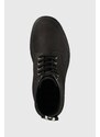 Cipele od brušene kože HUGO Ryan za muškarce, boja: crna, 50498524