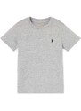 Dječja pamučna majica kratkih rukava Polo Ralph Lauren boja: siva, jednobojni model