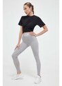 Majica kratkih rukava za jogu adidas Performance Studio boja: crna