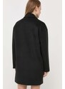 Kaput Silvian Heach za žene, boja: crna, za prijelazno razdoblje, oversize
