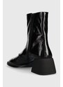 Kožne gležnjače Vagabond Shoemakers ANSIE za žene, boja: crna, s debelom potpeticom, 5445.060.20