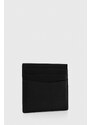 Kožni etui za kartice Calvin Klein Jeans boja: crna