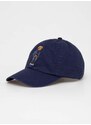Pamučna kapa sa šiltom Polo Ralph Lauren boja: tamno plava, s aplikacijom
