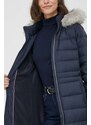 Pernata jakna Tommy Hilfiger za žene, boja: tamno plava, za zimu