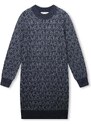Dječja haljina Michael Kors boja: tamno plava, mini, ravna