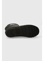 Gumene čizme Karl Lagerfeld KALOSH NFT za žene, boja: crna, KL47073N