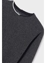 Dječji pamučni pulover Mayoral boja: crna, lagani