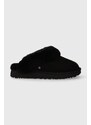 Kućne papuče od brušene kože UGG Classic Slipper II boja: crna, 1130876.BLK-BLK