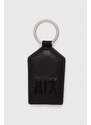 Kožni etui za kartice i privjesak ključeve Armani Exchange boja: crna, 958510 3F892