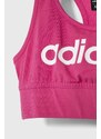 Dječji sportski grudnjak adidas boja: ružičasta