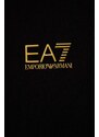Dječja pamučna dukserica EA7 Emporio Armani boja: crna, s tiskom