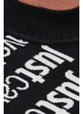 Pulover Just Cavalli za muškarce, boja: crna, lagani