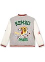 Dječja bomber jakna Kenzo Kids boja: siva