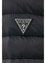 Pernata jakna Guess za muškarce, boja: crna, za prijelazno razdoblje