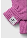 Dječje rukavice Calvin Klein Jeans boja: ružičasta