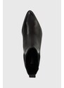 MICHAEL Michael Kors Kožne gležnjače MICHAEL Kors Kinlee za žene, boja: crna, s debelom potpeticom, 40F3KNME5L