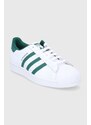 Kožne Tenisice adidas Originals Superstar boja: bijela, GZ3742-WHT/GREEN