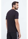 Pamučna homewear majica kratkih rukava Michael Kors boja: crna, s tiskom