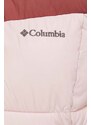 Jakna Columbia za žene, boja: ružičasta, za zimu