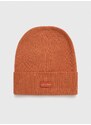 Kapa s dodatkom vune Calvin Klein boja: narančasta, od tanke pletenine
