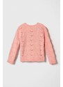 Dječji džemper United Colors of Benetton boja: ružičasta, lagani