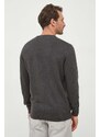Pamučni pulover Barbour boja: siva, lagani
