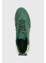 Tenisice od brušene kože adidas Originals RETROPY boja: zelena