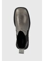Kožne gležnjače Vagabond Shoemakers DORAH za žene, boja: siva, s debelom potpeticom, 5642.001.17
