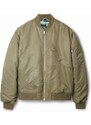 Bomber jakna Desigual za muškarce, boja: zelena, za zimu, oversize
