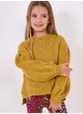 Dječji pulover s postotkom vune Mayoral boja: žuta, topli