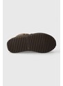 Čizme za snijeg od brušene kože Inuikii Classic Low Platform boja: smeđa, 75104-105
